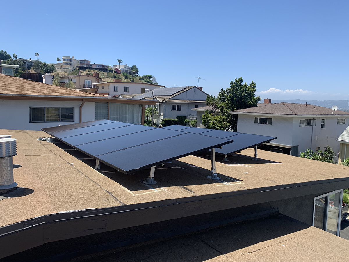 5133 North Eagle Rock Boulevard Solar 3kw install on flat roof