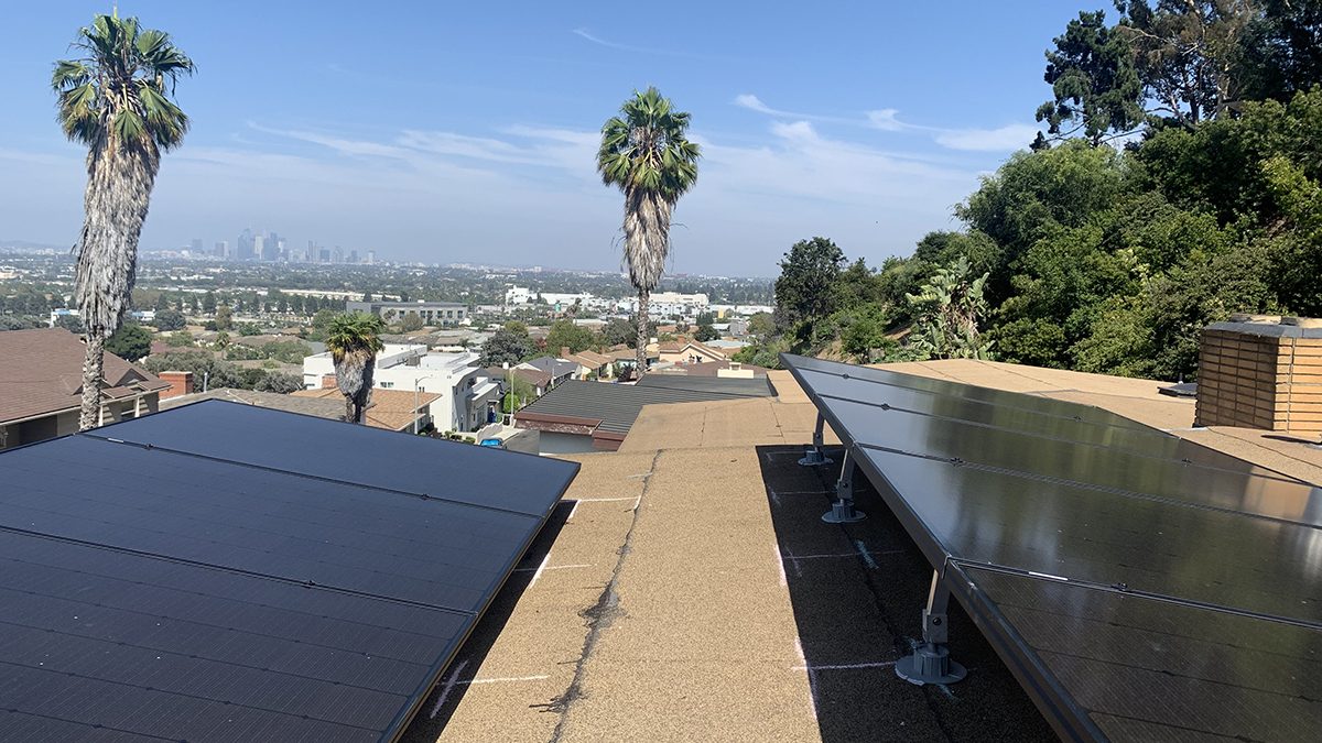 Solar Price 3kw install on flat roof North Eagle Rock Boulevard, Los Angeles, CA
