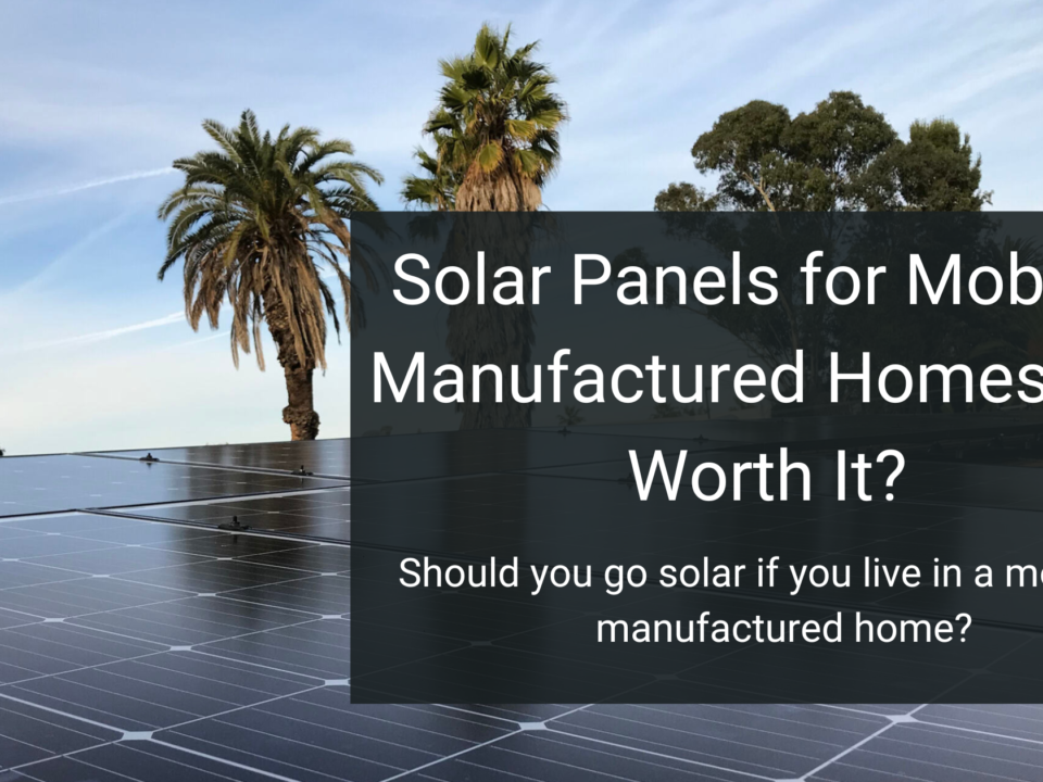 Solar Panels for Mobile & Manufactured Homes