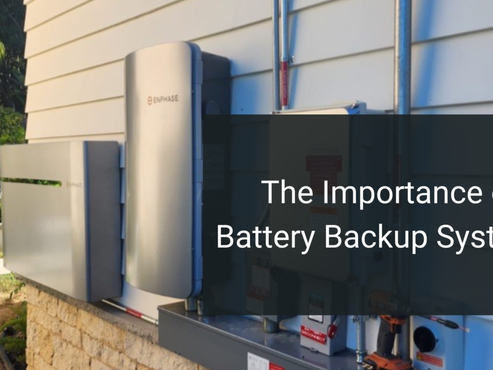 The Importance of Battery Backup Systems