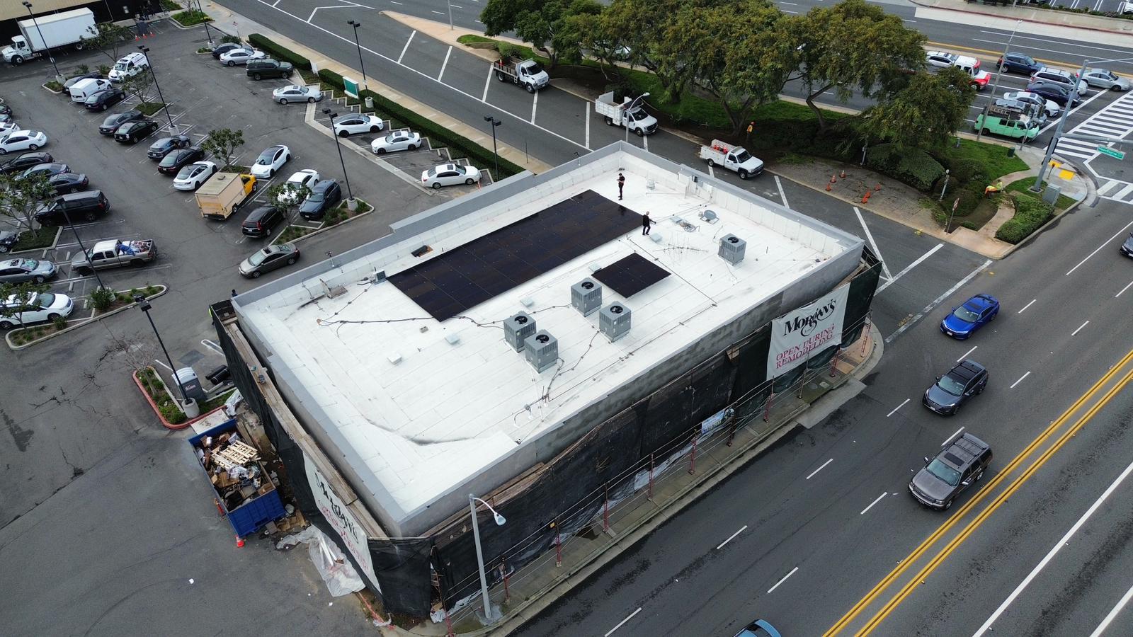 Morgan's Jewelers Commercial Solar Installation