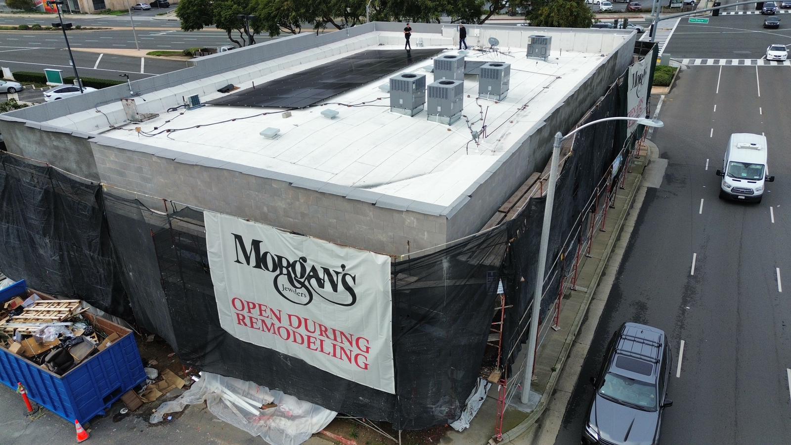 Morgan's Jewelers Commercial Solar Installation