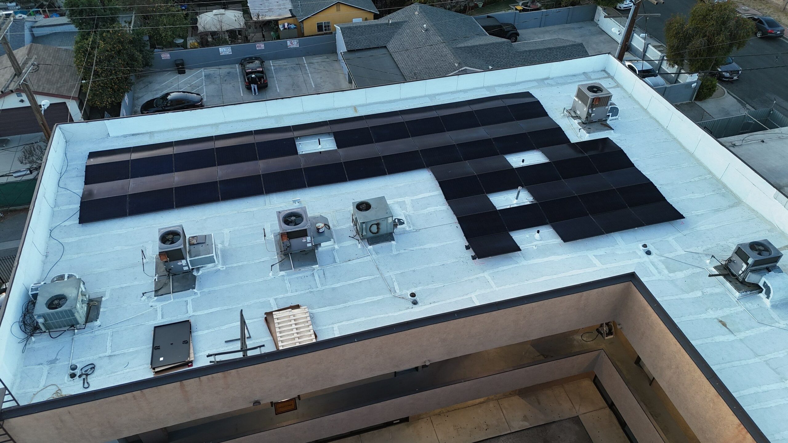 Commercial Solar Installation - Mission Hills, California