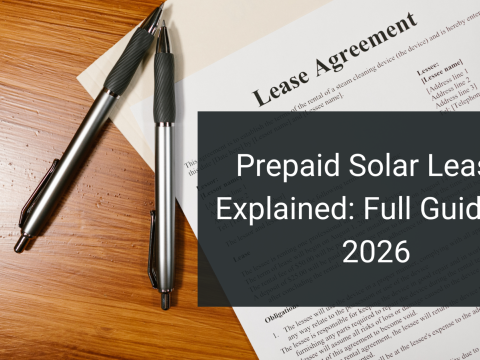 Prepaid Solar Leases Explained: Full Guide & FAQs for 2026